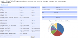 screenshot de xhGUI, une GUI pour xhprof